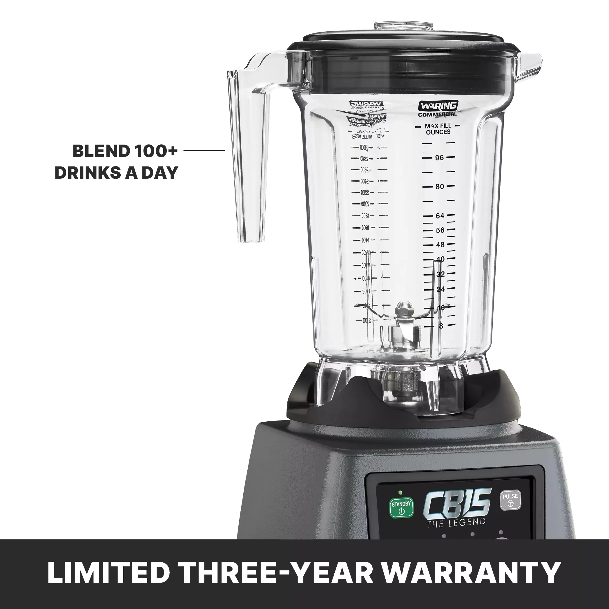 The Legend One-Gallon Food Blender with Copolyester Container